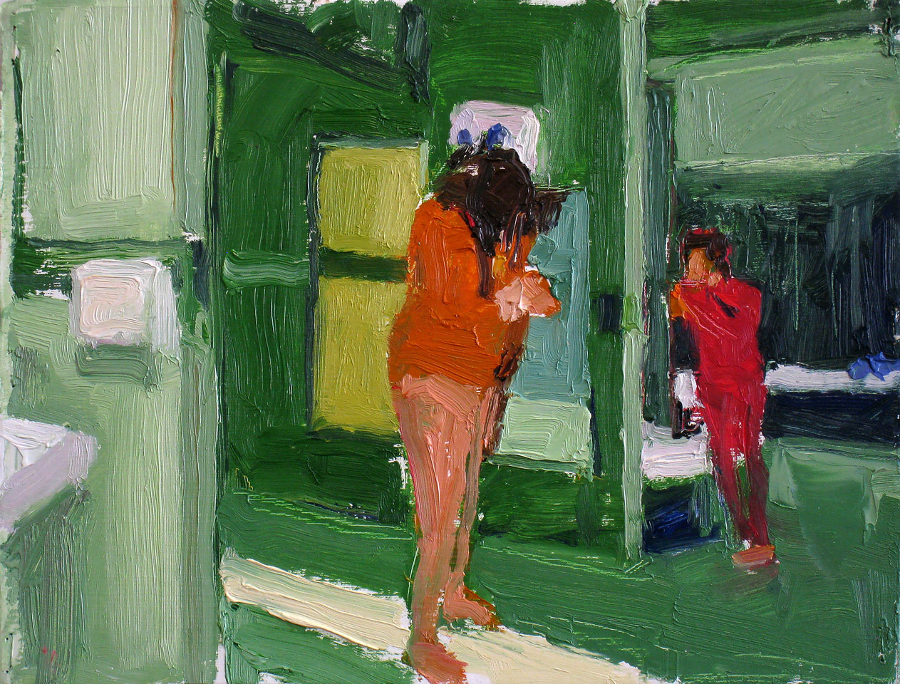 Conversation in Green